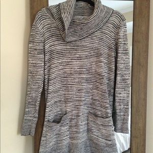 Cowl Neck Sweater Dress